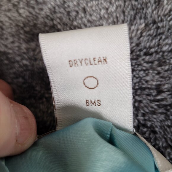 Draper's and Damon's Tiffany Blue & White Blazer, Size 14P - Picture 9 of 11